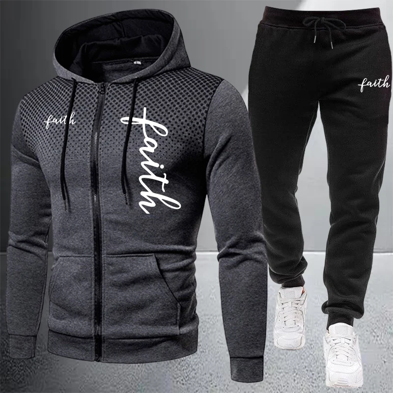Jacket Winter Clothing - 2026 Men's Tracksuit Casual Zip Jacket