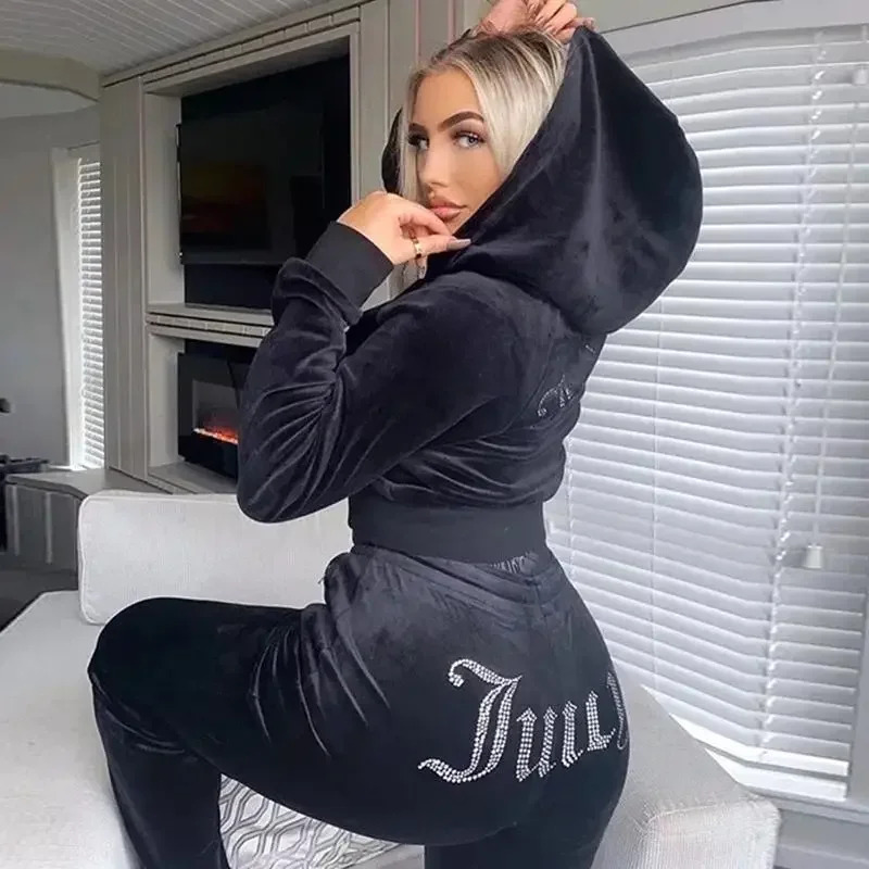Jacket Winter Clothing - 2025 New Winter Juicy Coutoure Tracksuit