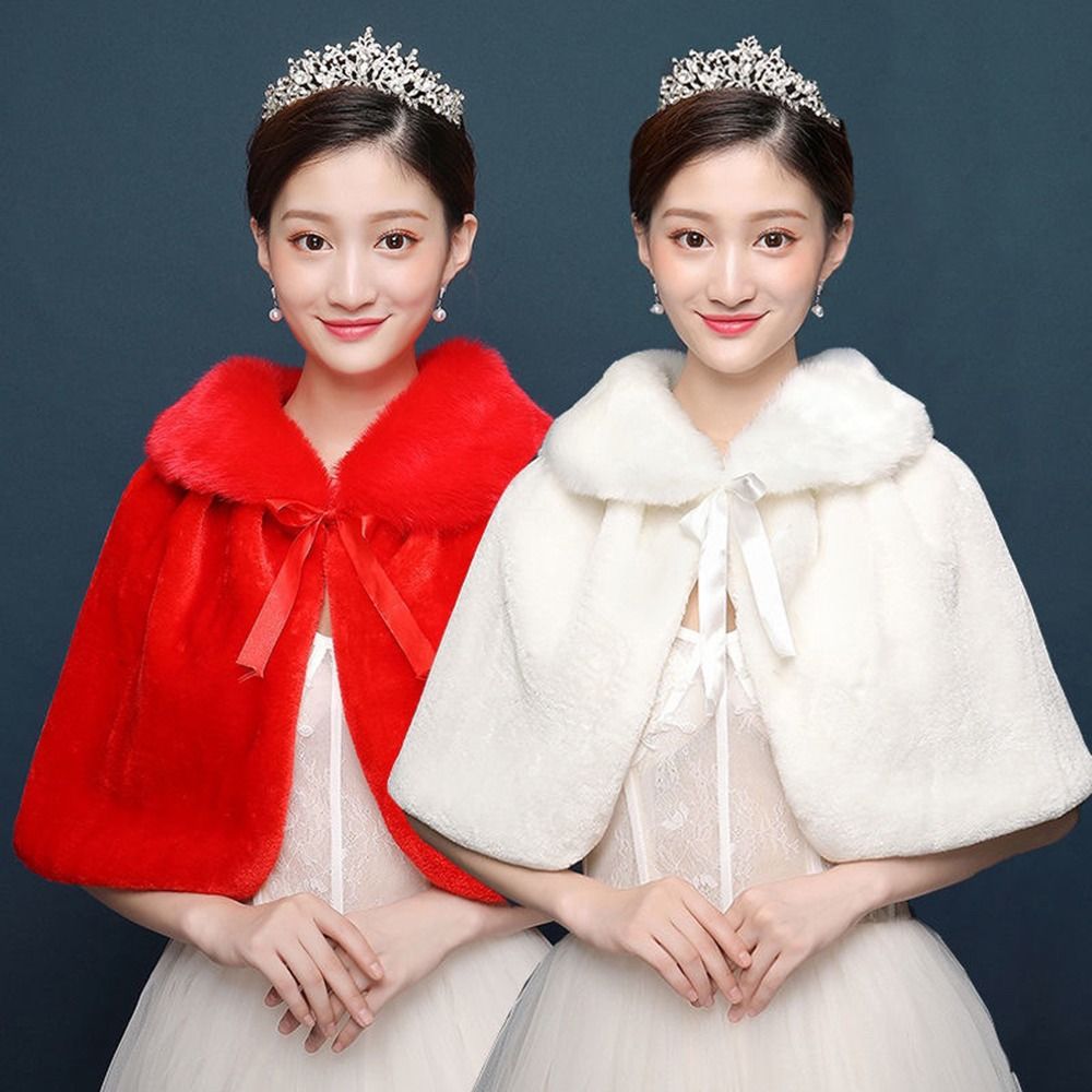 Jacket Winter Clothing - White Womens Winter Thicken Plush Wrap