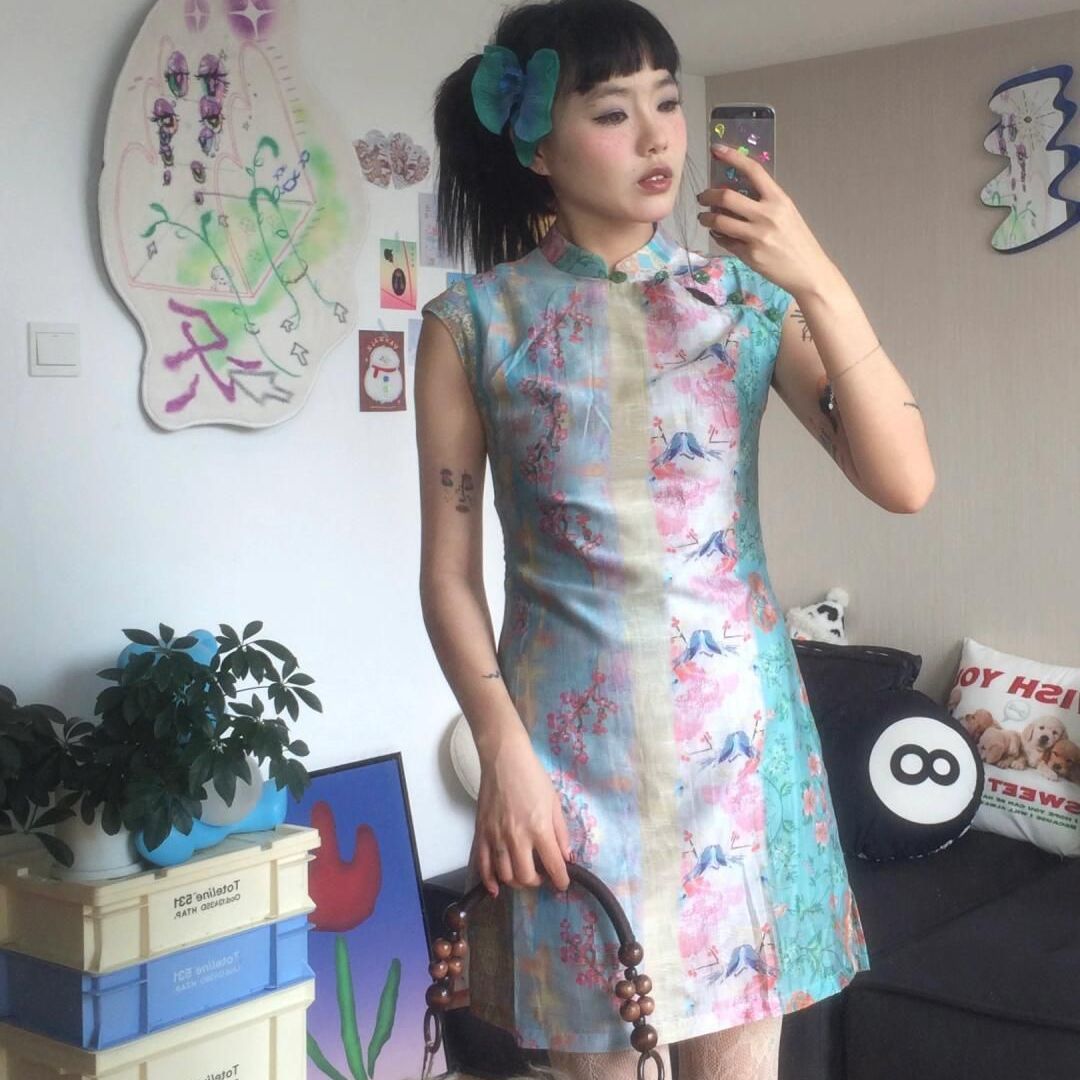Vintage Cheongsam High Waist P - đánh giá và giá Winter Clothing Aesthetic