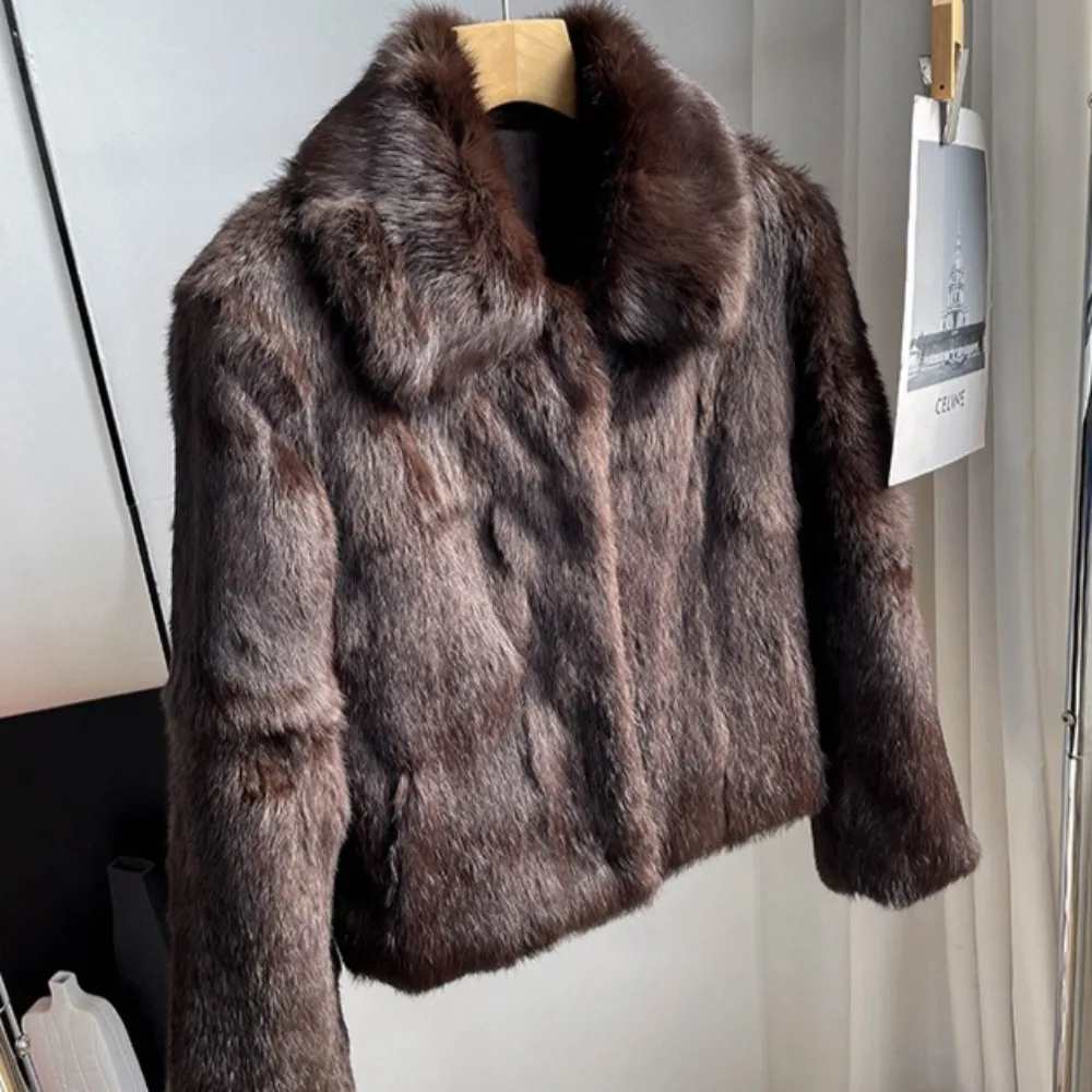 Natural Rabbit Fur Coat Women  - đánh giá và giá Winter Clothing Wholesale