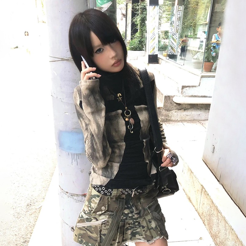 Karrram Japanese Y2k Ribbed To - đánh giá và giá Winter Clothing Aesthetic