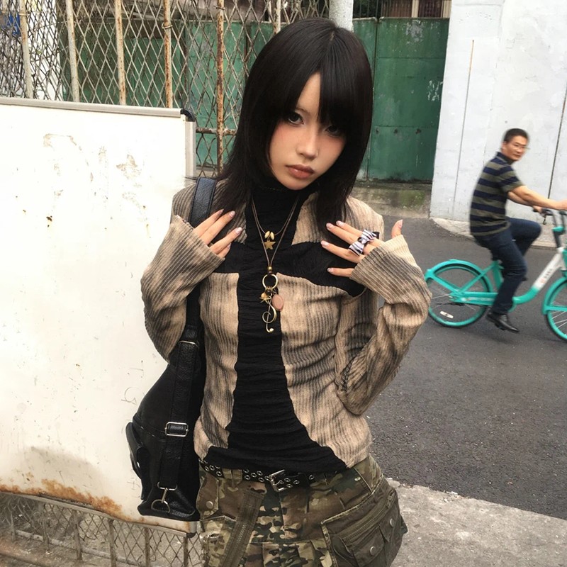 Karrram Japanese Y2k Ribbed To - đánh giá và giá Winter Clothing Aesthetic