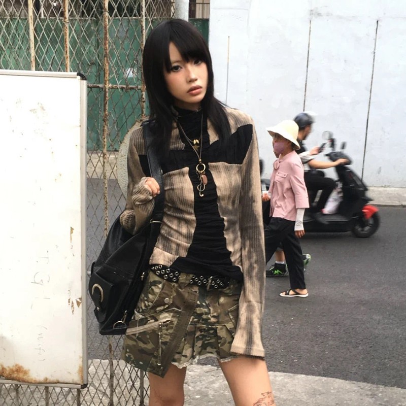 Karrram Japanese Y2k Ribbed To - đánh giá và giá Winter Clothing Aesthetic