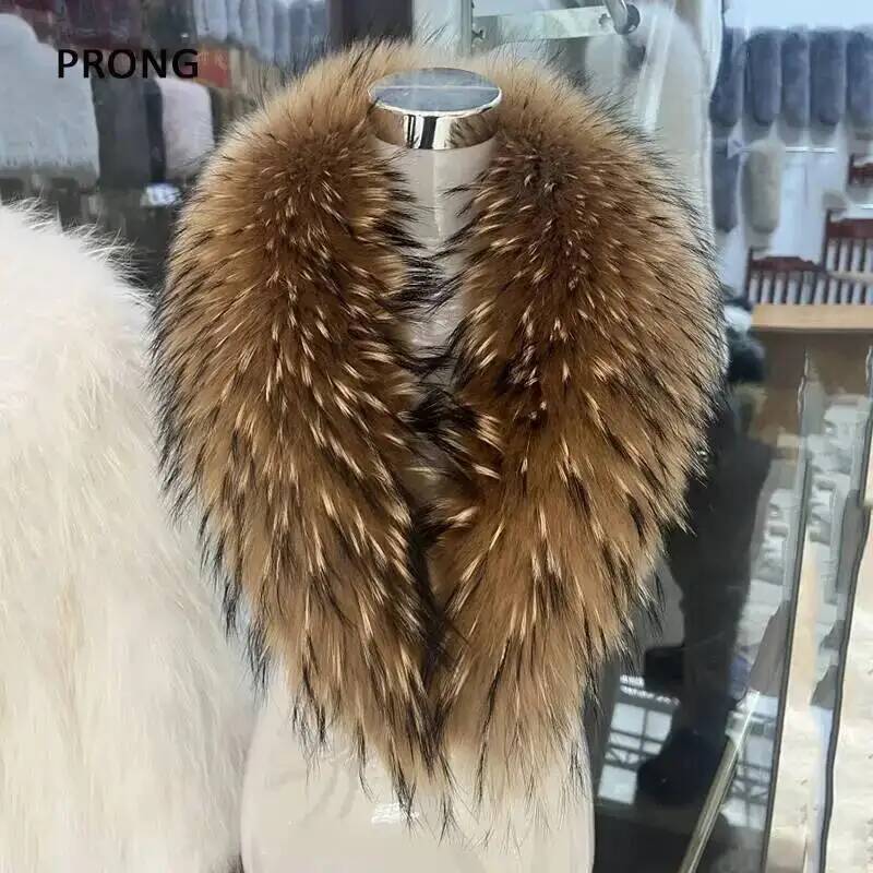 Natural Raccoon Fur Collar Rea - đánh giá và giá Jacket Winter Clothing