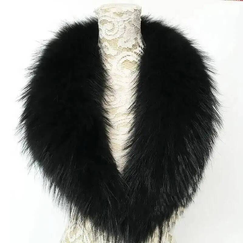 Natural Raccoon Fur Collar Rea - đánh giá và giá Jacket Winter Clothing