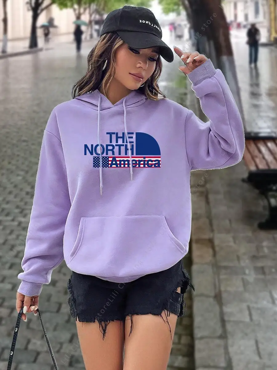 Womens Hoodies Graphic Letter  - đánh giá và giá Winter Clothing Aesthetic