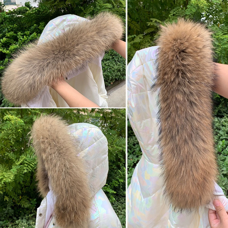 Real Fur Collar for Coat Parka - đánh giá và giá Jacket Winter Clothing