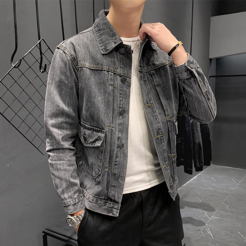 Autumn Button Cowboy Coat for  - đánh giá và giá Winter Clothing Aesthetic