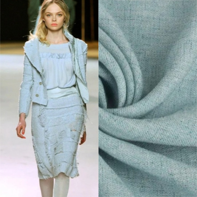 1meter Pure Sky Blue Fabric Li - đánh giá và giá Winter Clothing Wholesale
